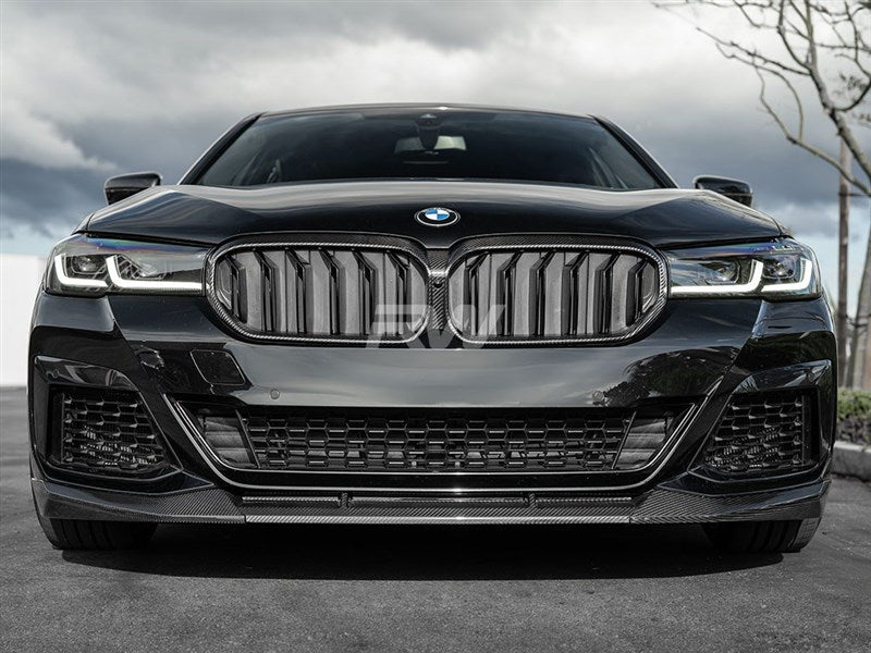 RW Carbon BMW G30 LCI Carbon Fiber Front Lip Spoiler-Exterior-Silicon Valley Bimmer