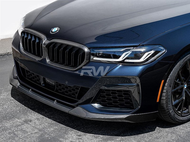 RW Carbon BMW G30 LCI Carbon Fiber Front Lip Spoiler-Exterior-Silicon Valley Bimmer
