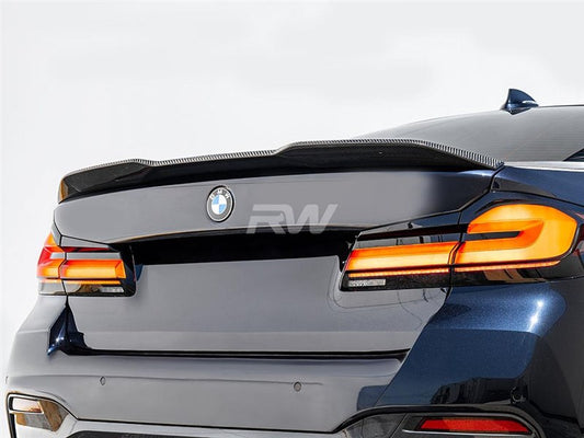 RW Carbon BMW G30/F90 Performance Style CF Trunk Spoiler-Exterior-Silicon Valley Bimmer