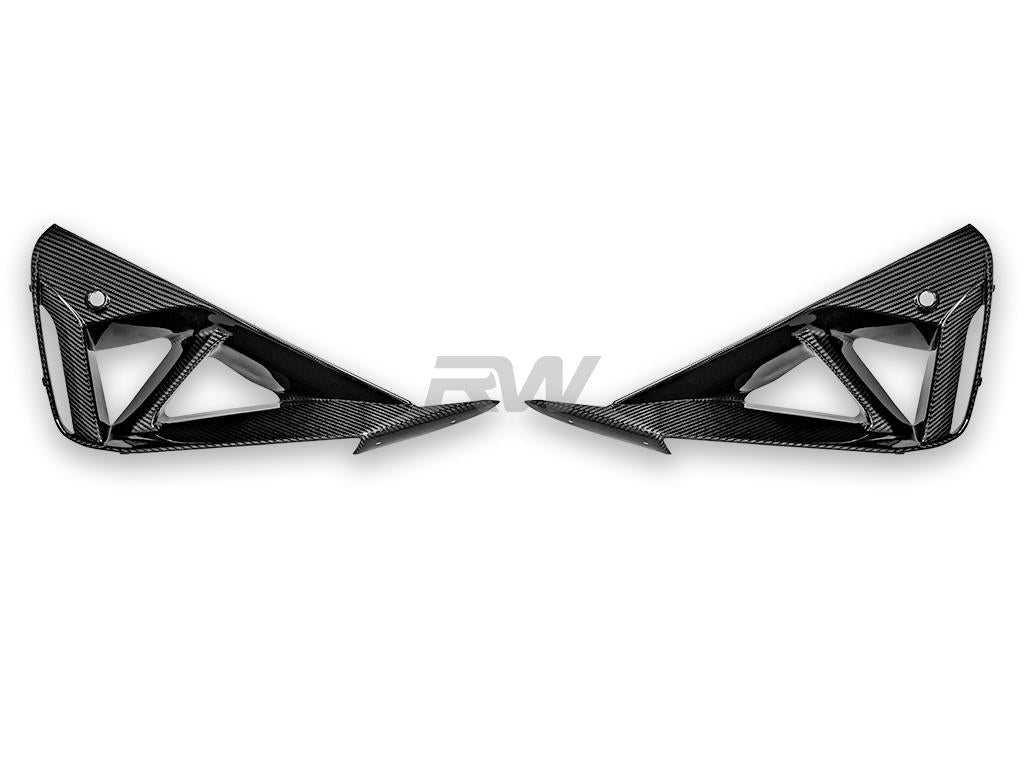 RW Carbon BMW G42 2-Series Carbon Fiber Front Air Duct Trims-Exterior-Silicon Valley Bimmer