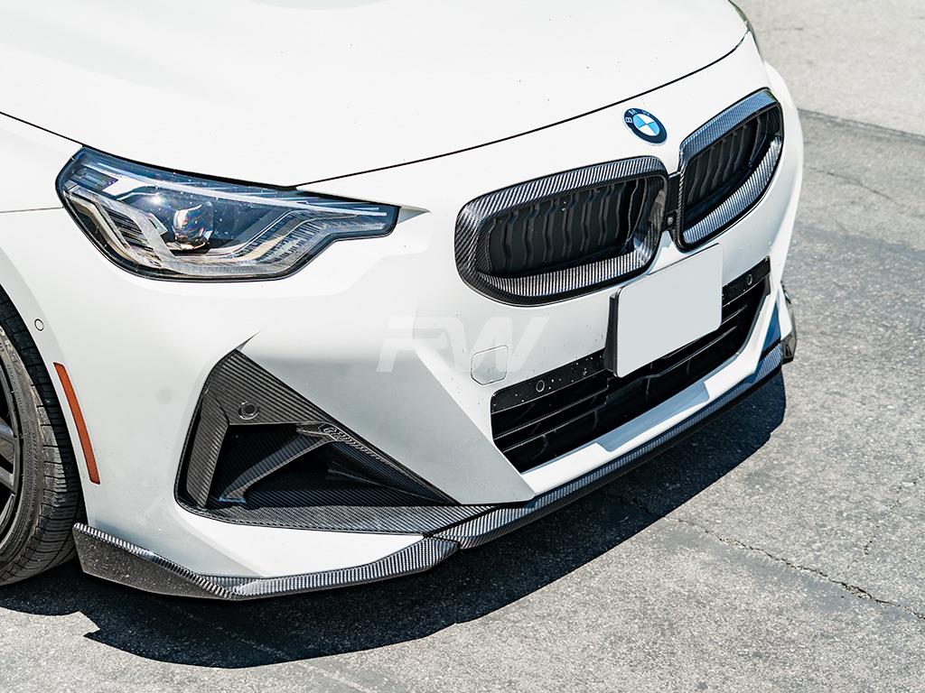 RW Carbon BMW G42 2-Series Carbon Fiber Front Air Duct Trims-Exterior-Silicon Valley Bimmer
