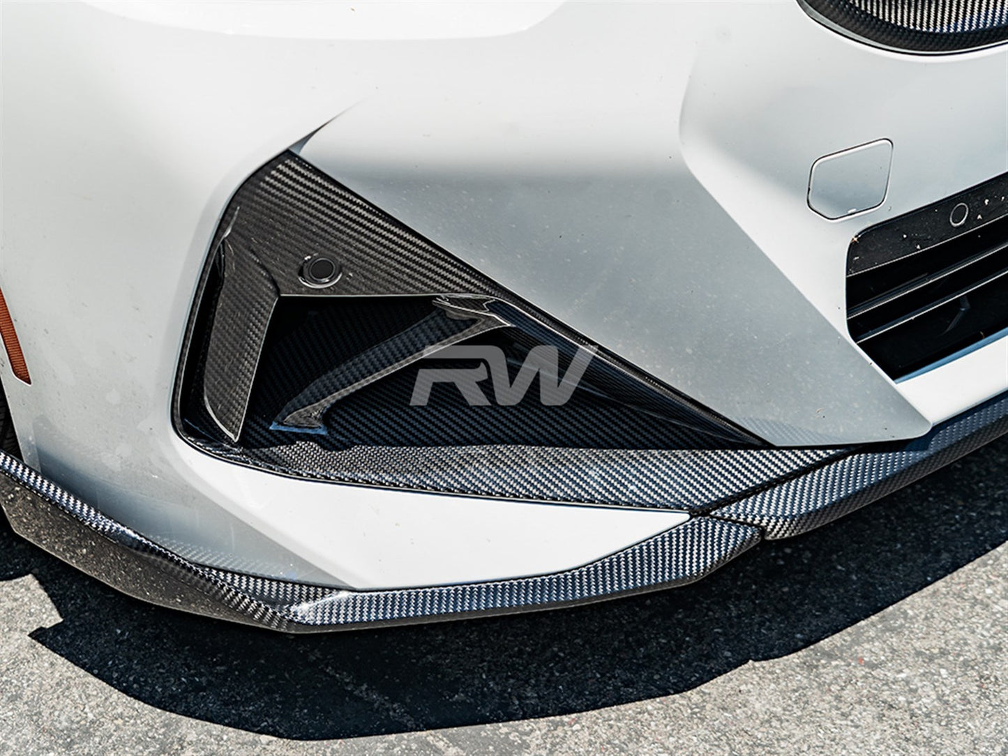 RW Carbon BMW G42 2-Series Carbon Fiber Front Air Duct Trims-Exterior-Silicon Valley Bimmer