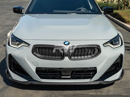 RW Carbon BMW G42 2-Series Carbon Fiber Grille Surrounds-Exterior-Silicon Valley Bimmer