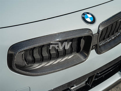 RW Carbon BMW G42 2-Series Carbon Fiber Grille Surrounds-Exterior-Silicon Valley Bimmer