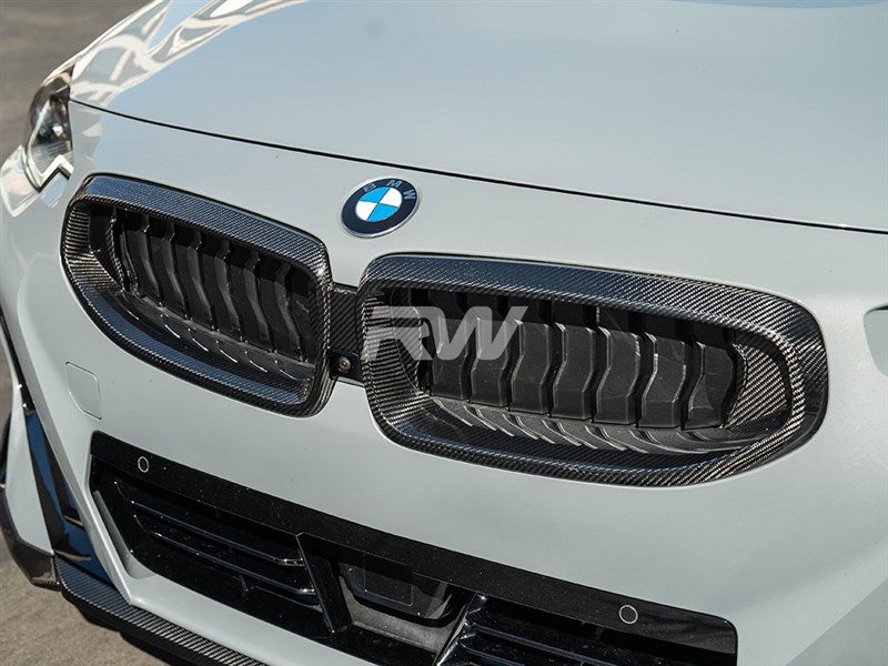 RW Carbon BMW G42 2-Series Carbon Fiber Grille Surrounds-Exterior-Silicon Valley Bimmer