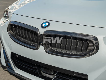 RW Carbon BMW G42 2-Series Carbon Fiber Grille Surrounds-Exterior-Silicon Valley Bimmer