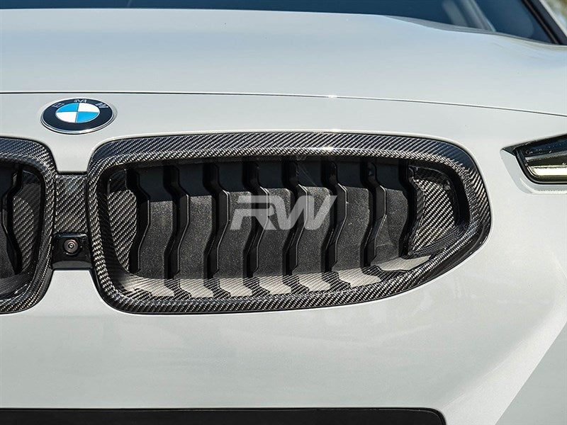 RW Carbon BMW G42 2-Series Carbon Fiber Grille Surrounds-Exterior-Silicon Valley Bimmer