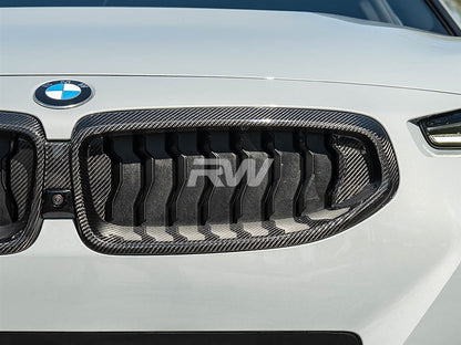 RW Carbon BMW G42 2-Series Carbon Fiber Grille Surrounds-Exterior-Silicon Valley Bimmer
