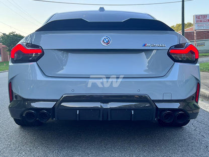 RW Carbon BMW G42 2-Series DTM Carbon Fiber Diffuser-Exterior-Silicon Valley Bimmer
