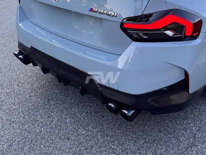 RW Carbon BMW G42 2-Series DTM Carbon Fiber Diffuser-Exterior-Silicon Valley Bimmer