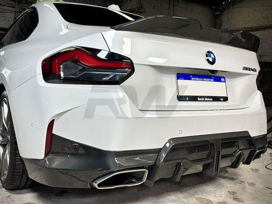 RW Carbon BMW G42 2-Series DTM Carbon Fiber Diffuser-Exterior-Silicon Valley Bimmer