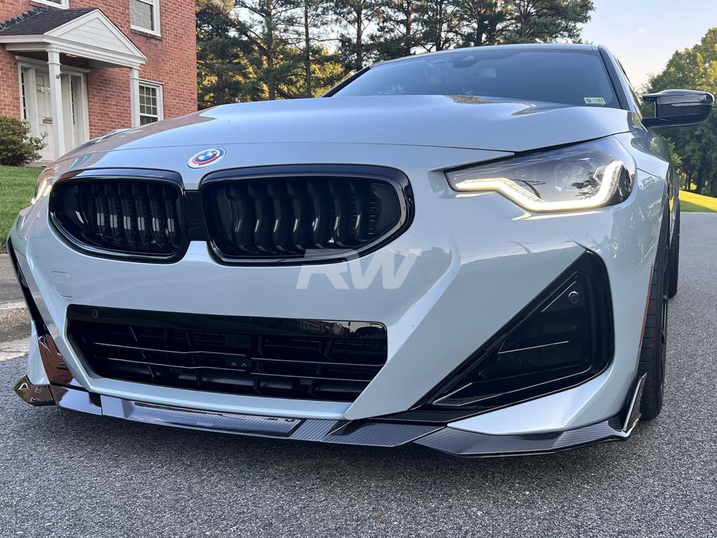 RW Carbon BMW G42 2-Series DTM Carbon Fiber Front Lip-Exterior-Silicon Valley Bimmer