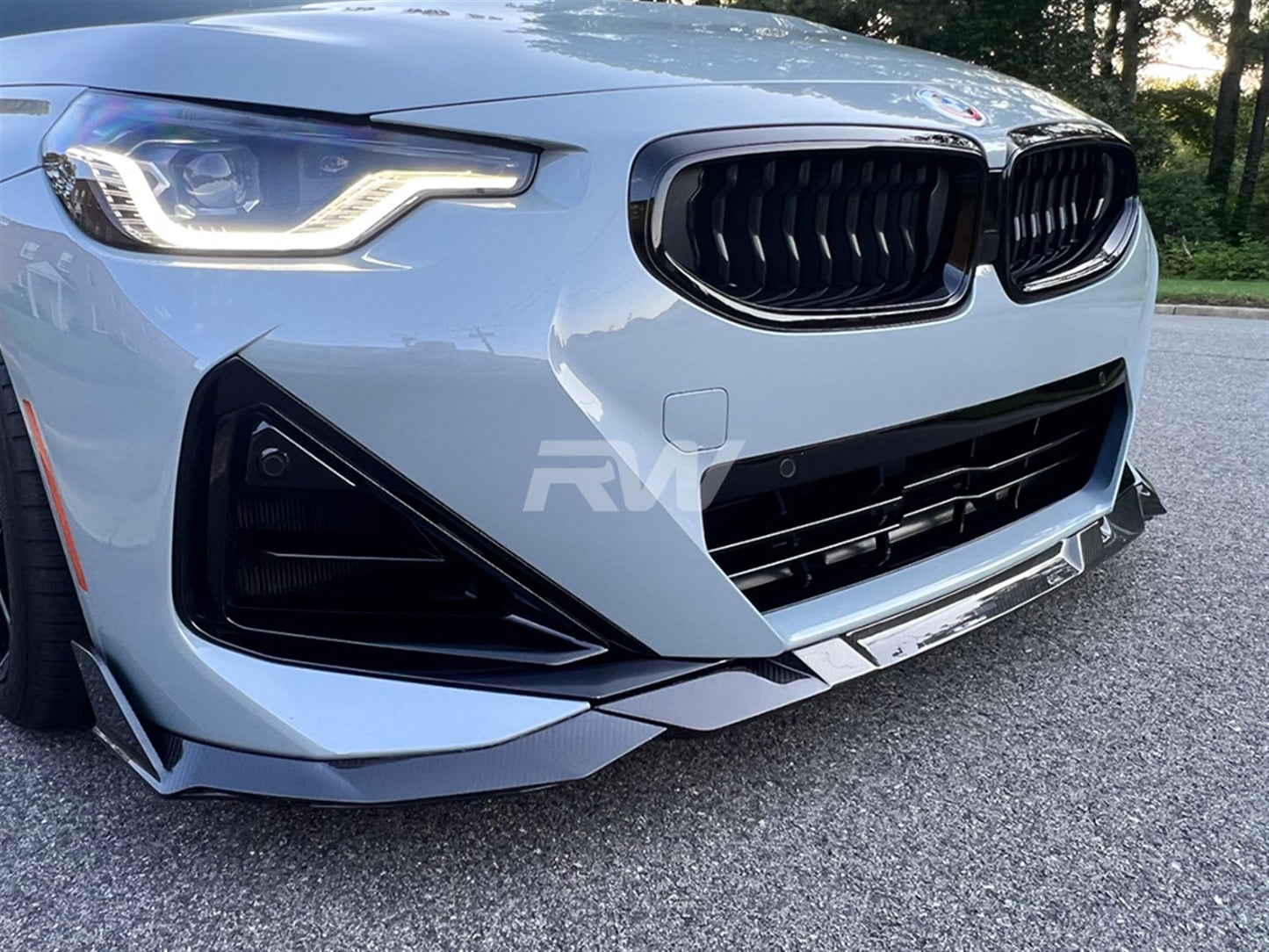 RW Carbon BMW G42 2-Series DTM Carbon Fiber Front Lip-Exterior-Silicon Valley Bimmer