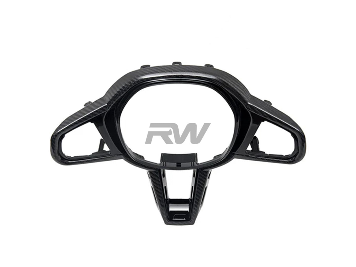 RW Carbon BMW G42 2-Series LCI Carbon Fiber Steering Wheel Trim-Interior-Silicon Valley Bimmer
