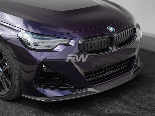 RW Carbon BMW G42 2-Series Suvneer Carbon Fiber Front Lip-Exterior-Silicon Valley Bimmer