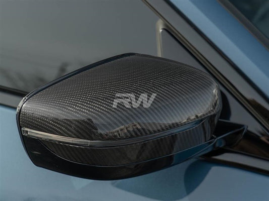 RW Carbon BMW G42 230i 2-Series Carbon Fiber Mirror Caps-Exterior-Silicon Valley Bimmer