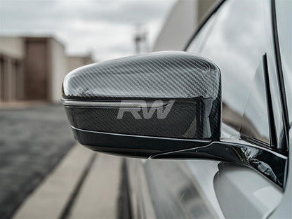 RW Carbon BMW G42 230i 2-Series Carbon Fiber Mirror Caps-Exterior-Silicon Valley Bimmer