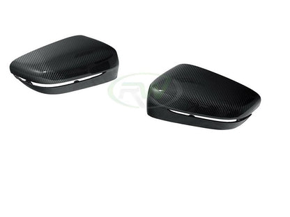 RW Carbon BMW G42 230i 2-Series Carbon Fiber Mirror Caps-Exterior-Silicon Valley Bimmer