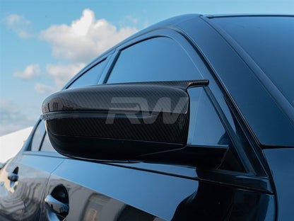 RW Carbon BMW G42 230i 2-Series M Style CF Mirror Caps-Exterior-Silicon Valley Bimmer
