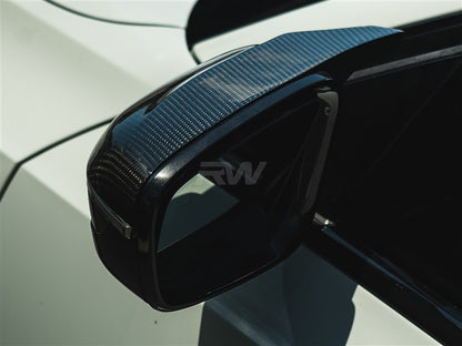 RW Carbon BMW G42 230i 2-Series M Style CF Mirror Caps-Exterior-Silicon Valley Bimmer