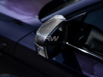 RW Carbon BMW G42 M240i 2-Series Carbon Fiber Mirror Caps-Exterior-Silicon Valley Bimmer