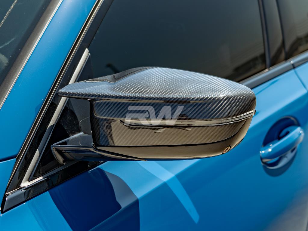 RW Carbon BMW G42 M240i 2-Series Carbon Fiber Mirror Caps-Exterior-Silicon Valley Bimmer