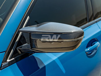 RW Carbon BMW G42 M240i 2-Series Carbon Fiber Mirror Caps-Exterior-Silicon Valley Bimmer