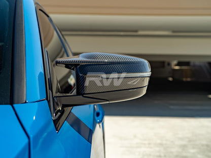 RW Carbon BMW G42 M240i 2-Series Carbon Fiber Mirror Caps-Exterior-Silicon Valley Bimmer