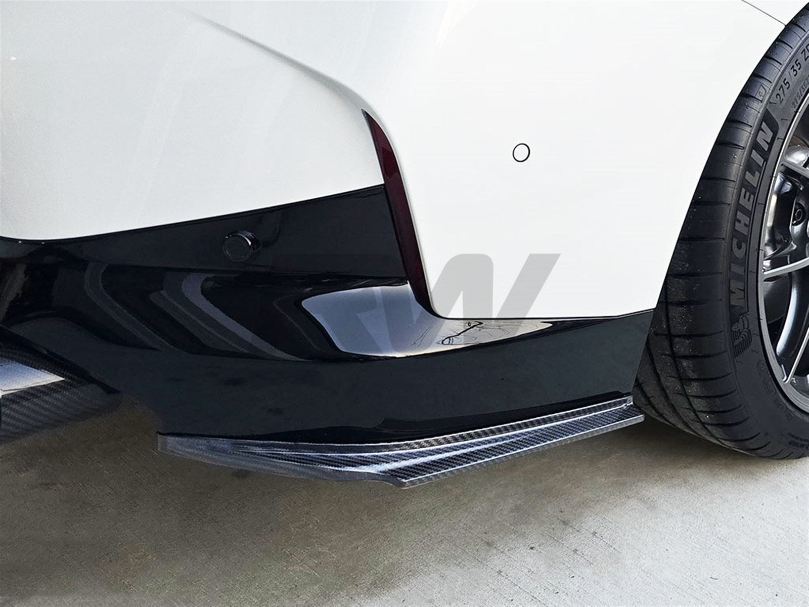 RW Carbon BMW G42 M240i Carbon Fiber Rear Bumper Splitters-Exterior-Silicon Valley Bimmer