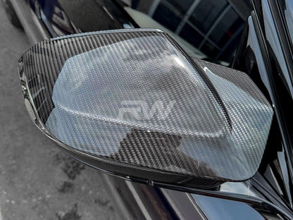 RW Carbon BMW G45 X3 M styled CF Mirror Cap Replacements-Exterior-Silicon Valley Bimmer