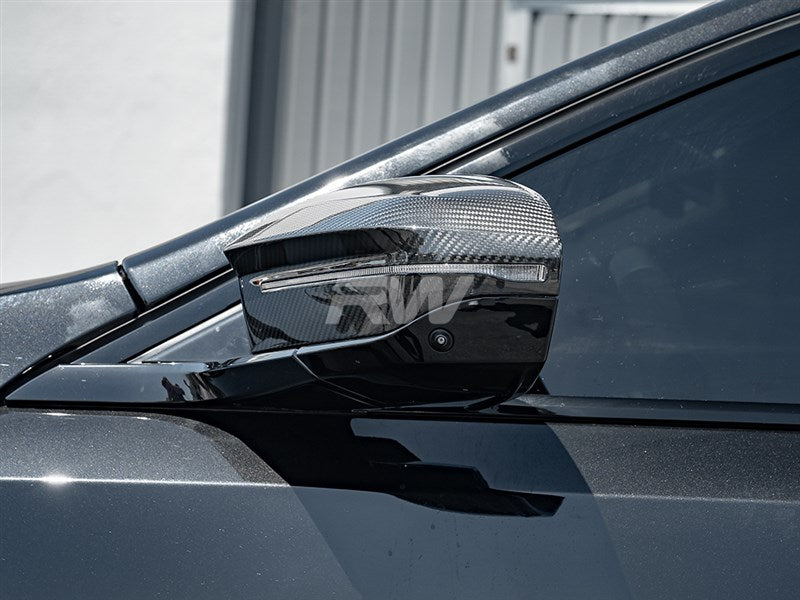 RW Carbon BMW G45 X3 M styled CF Mirror Cap Replacements-Exterior-Silicon Valley Bimmer