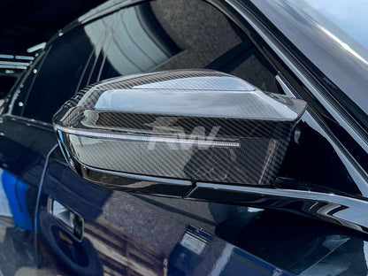 RW Carbon BMW G45 X3 M styled CF Mirror Cap Replacements-Exterior-Silicon Valley Bimmer