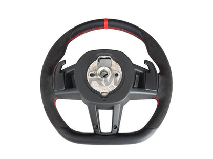 RW Carbon BMW G60 5-Series Alcantara Steering Wheel-Interior-Silicon Valley Bimmer