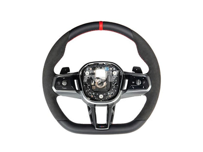 RW Carbon BMW G60 5-Series Alcantara Steering Wheel-Interior-Silicon Valley Bimmer