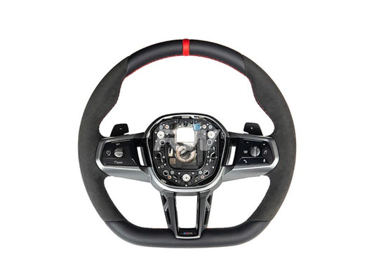 RW Carbon BMW G60 5-Series Alcantara Steering Wheel-Interior-Silicon Valley Bimmer
