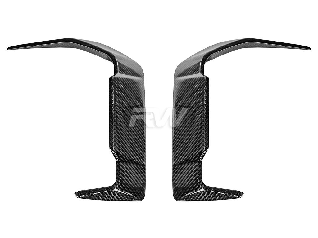 RW Carbon BMW G60 5-Series Carbon Fiber Front Side Vent Trims-Exterior-Silicon Valley Bimmer