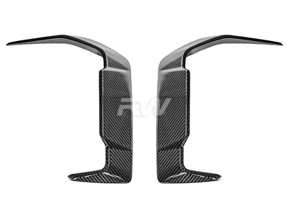 RW Carbon BMW G60 5-Series Carbon Fiber Front Side Vent Trims-Exterior-Silicon Valley Bimmer
