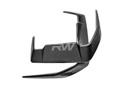 RW Carbon BMW G60 5-Series Carbon Fiber Front Side Vent Trims-Exterior-Silicon Valley Bimmer
