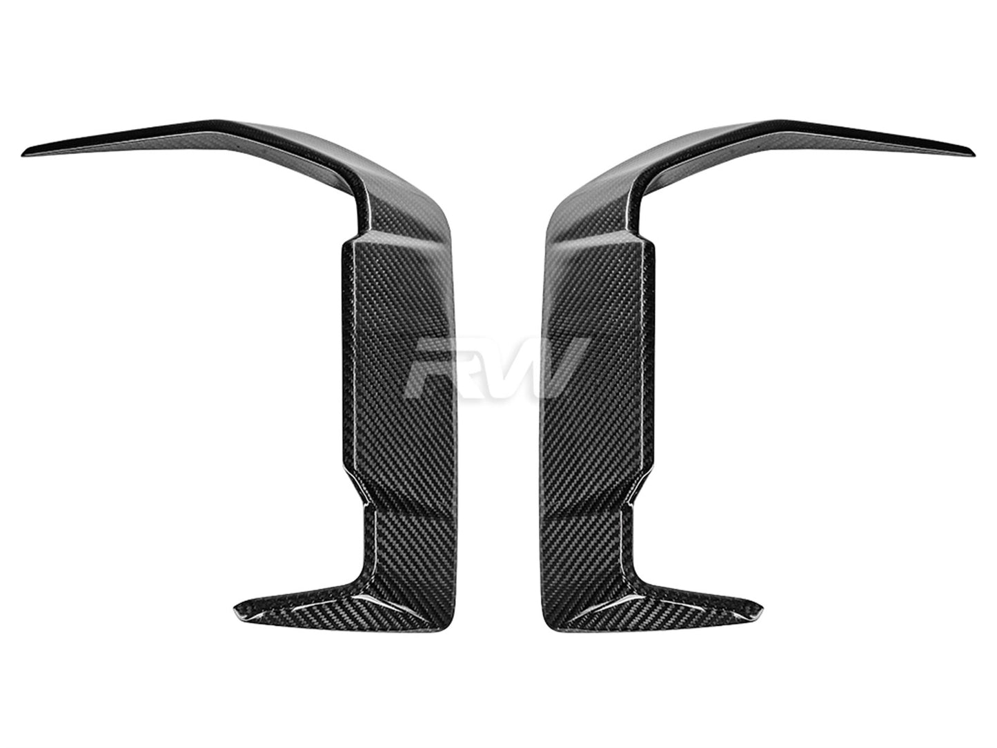 RW Carbon BMW G60 5-Series Carbon Fiber Front Side Vent Trims-Exterior-Silicon Valley Bimmer