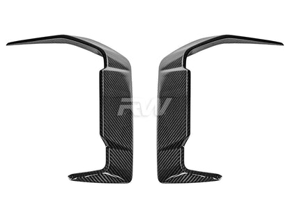RW Carbon BMW G60 5-Series Carbon Fiber Front Side Vent Trims-Exterior-Silicon Valley Bimmer