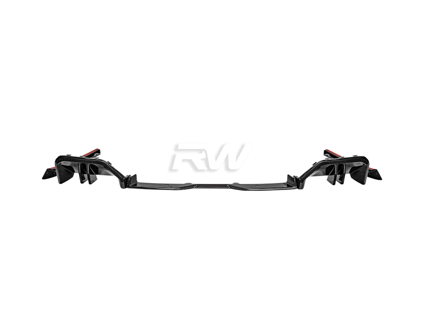RW Carbon BMW G60 5-Series Carbon Fiber Rear Diffuser-Exterior-Silicon Valley Bimmer