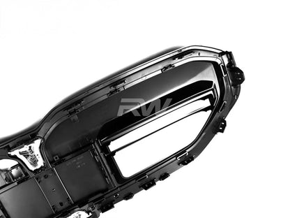 RW Carbon BMW G60 5-Series Gloss Black Front Grille-Exterior-Silicon Valley Bimmer