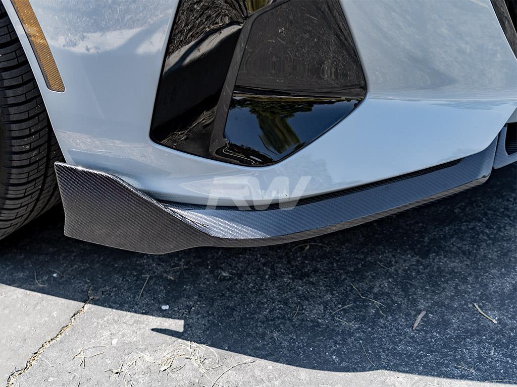 RW Carbon BMW G60 CF Performance Style Front Lip-Exterior-Silicon Valley Bimmer