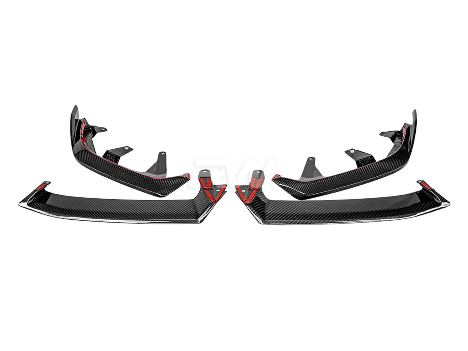 RW Carbon BMW G60 CF Performance Style Front Lip-Exterior-Silicon Valley Bimmer