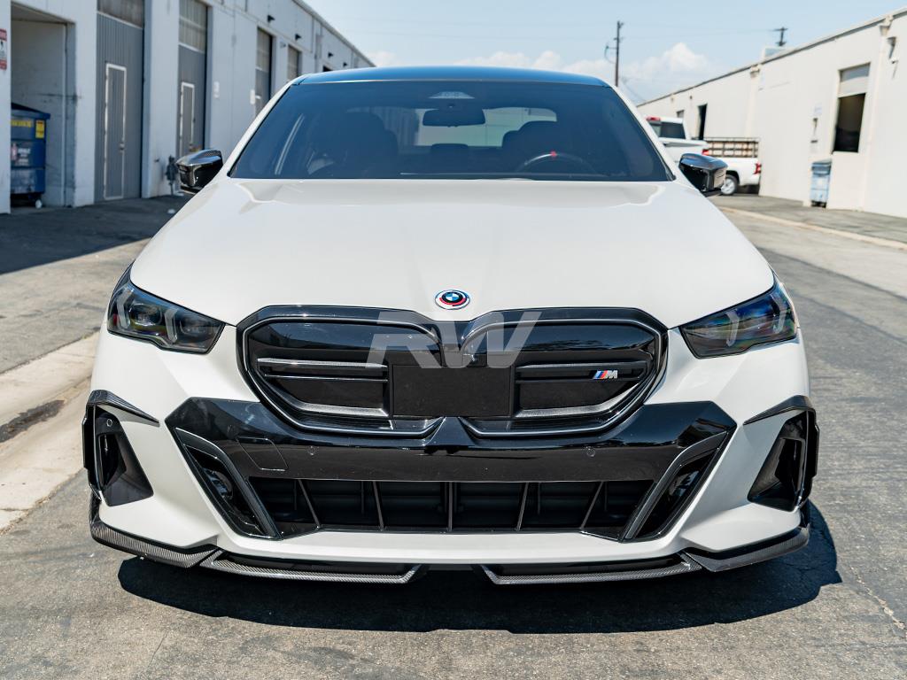 RW Carbon BMW G60 CF Performance Style Front Lip-Exterior-Silicon Valley Bimmer