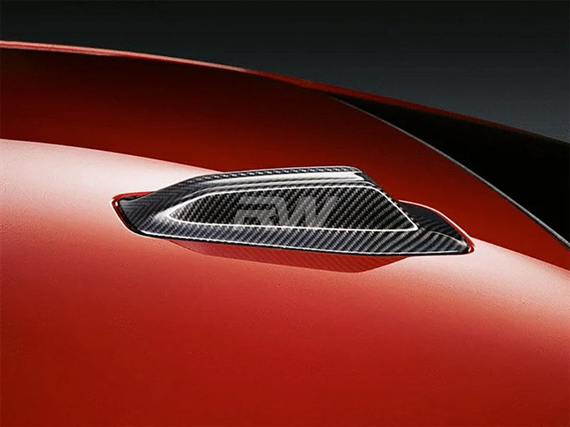 RW Carbon BMW G60 G70 G90 Carbon Fiber Antenna Cover-Exterior-Silicon Valley Bimmer