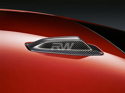 RW Carbon BMW G60 G70 G90 Carbon Fiber Antenna Cover-Exterior-Silicon Valley Bimmer