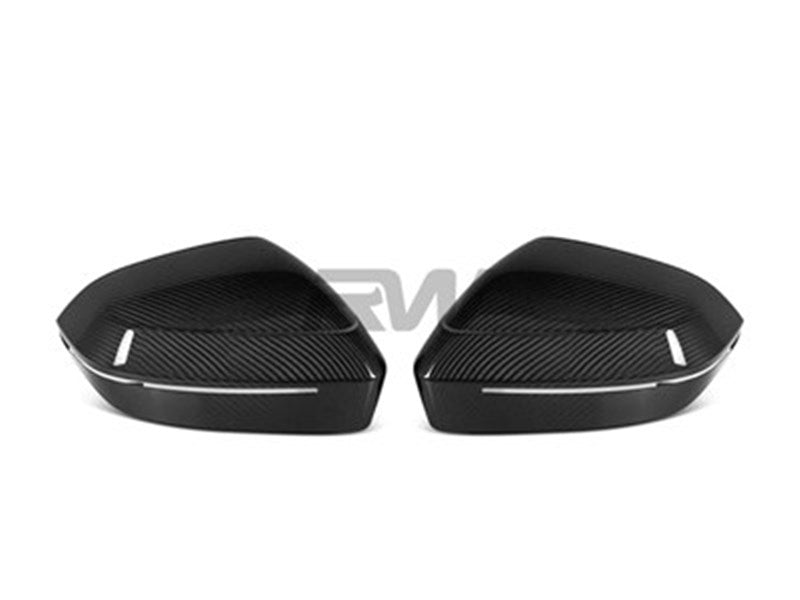 RW Carbon BMW G60 G70 G90 G99 Carbon Fiber Mirror Cap Replacements-Exterior-Silicon Valley Bimmer