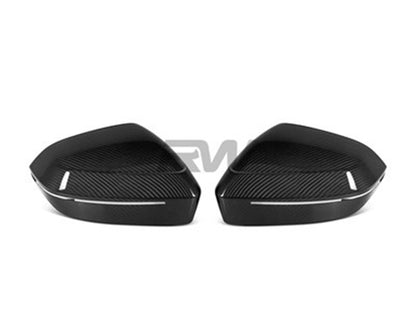 RW Carbon BMW G60 G70 G90 G99 Carbon Fiber Mirror Cap Replacements-Exterior-Silicon Valley Bimmer
