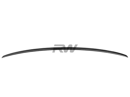 RW Carbon BMW G60 G90 M Style Carbon Fiber Trunk Spoiler-Exterior-Silicon Valley Bimmer